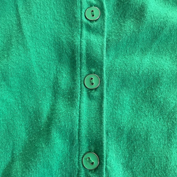 Talbots Pima Cotton Stretch Cardigan, Medium - Picture 5 of 8